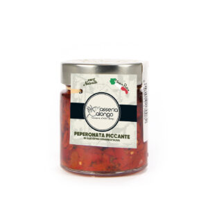 Peperonata-piccante-in-Olio-Extravergine-di-Oliva-220g