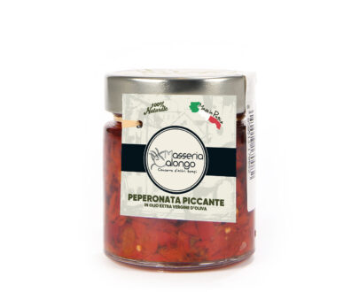 Peperonata-piccante-in-Olio-Extravergine-di-Oliva-220g