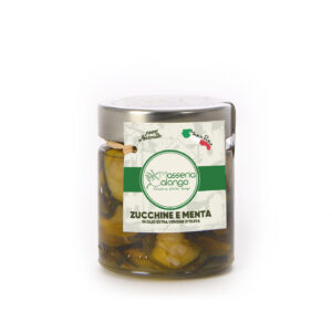 Zucchine e Menta in olio extravergine di oliva, 220g