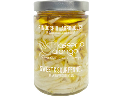 Sweet and Sour Fennel in Extra Virgin Olive Oil, 520g